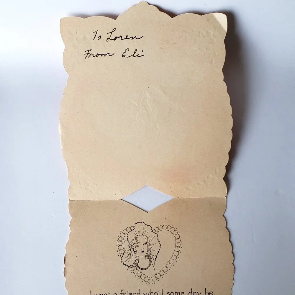 Antique Valentine circa 1930